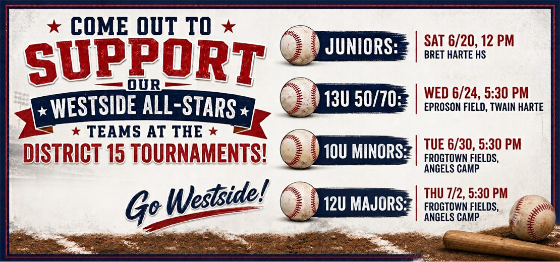 2026 DISTRICT 15 ALL-STAR Tournaments